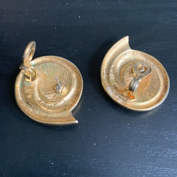 Monet Disk Earrings - Picture 2 of 5